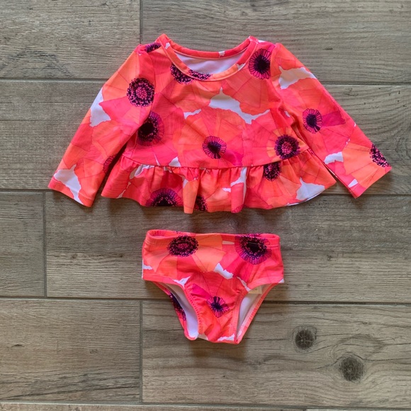 GAP Other - Baby Gap Floral Swimsuit | size 0-6 months